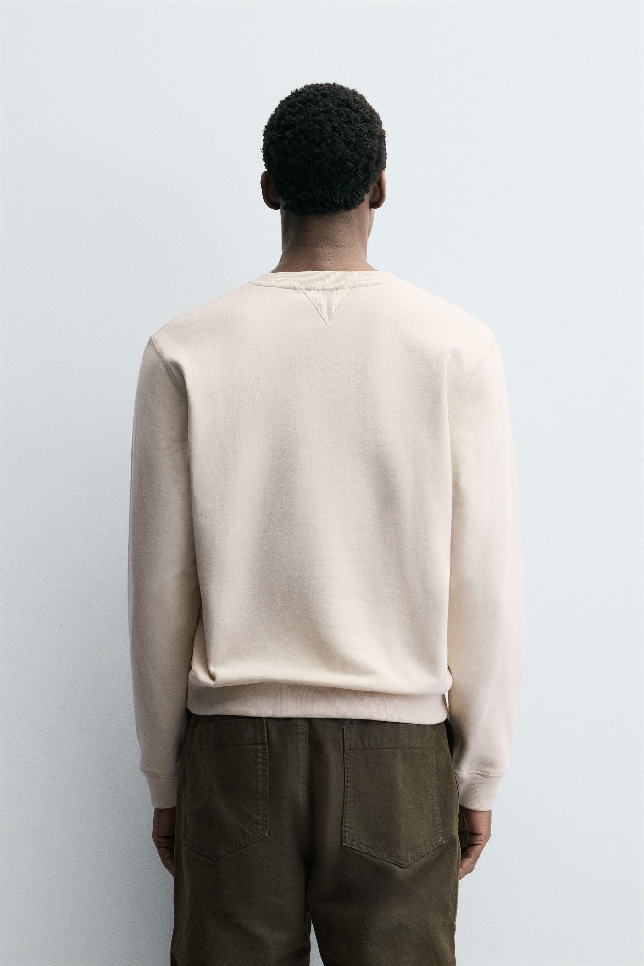 EMBROIDERED TEXT SWEATSHIRT